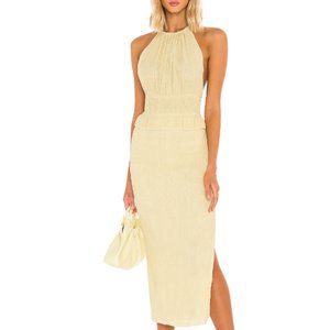 L'Academie Gabriella Dress - Butter Yellow